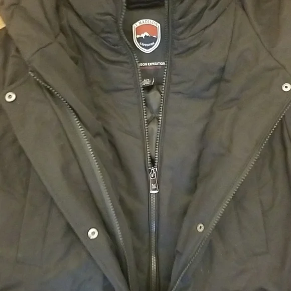 Madison Black Ski Jacket with Faux Fur Hood - Picture 7 of 15